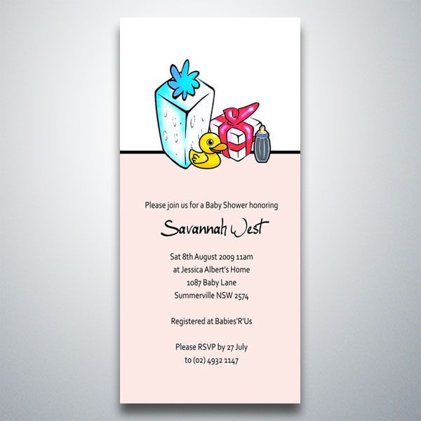 Gifts – Baby Shower Invitation Magnet – Magnet Invitations